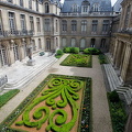 The beautiful courtyard of the Musée Carnavalet